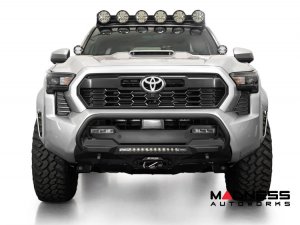 Toyota Tacoma Front Winch Bumper - Stealth Center Mount With Top Hoop - Addictive Desert Designs Toyota Tacoma Front Winch Bumper - Stealth Center Mount With Top Hoop - Addictive Desert Designs